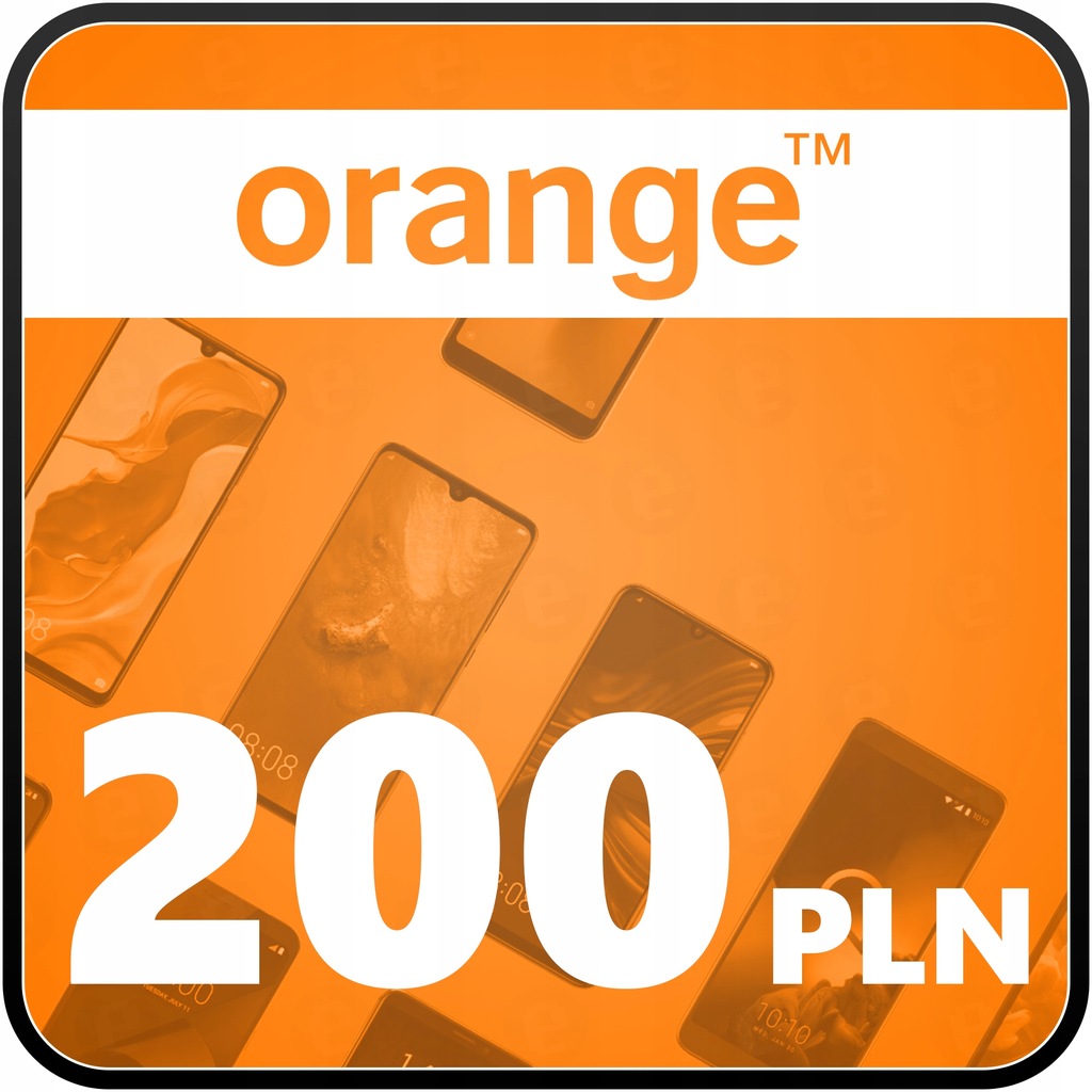 Orange 200 zł - Doładowanie - KOD