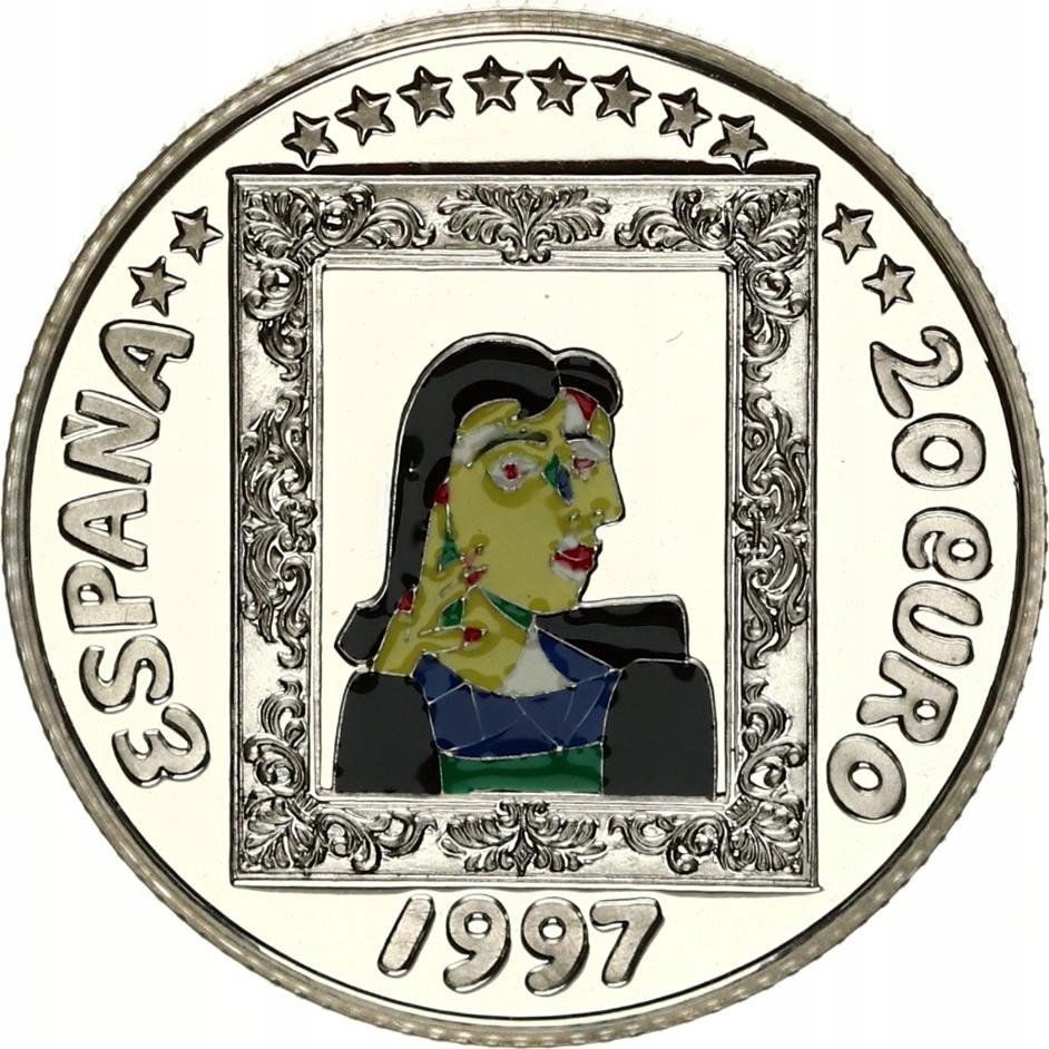 20 Euro PICASSO 1997, SREBRO + KOLOR