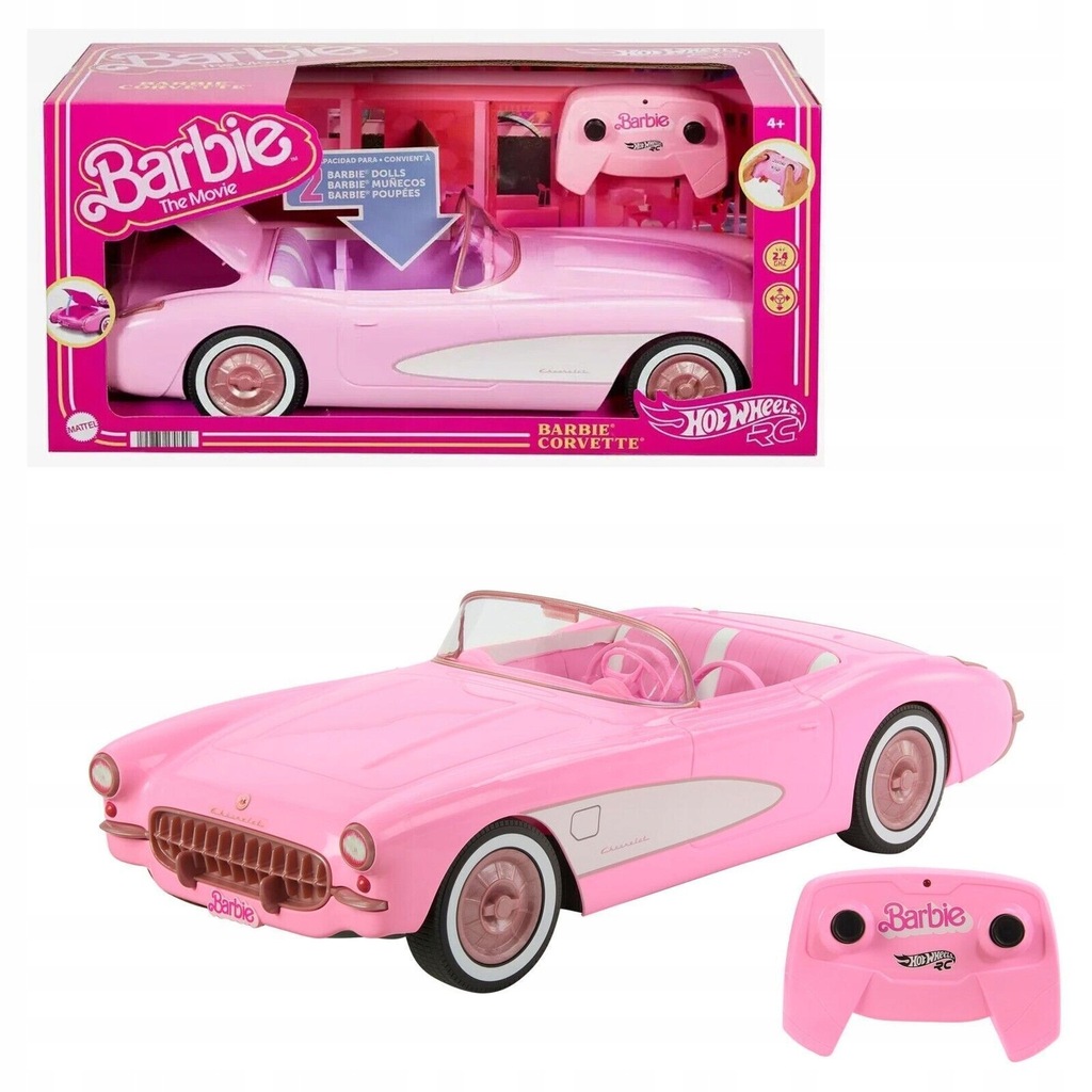 Barbie The Movie Auto Hot Wheels Zdalny Mattel HPW40 film, kolekcjonerskie