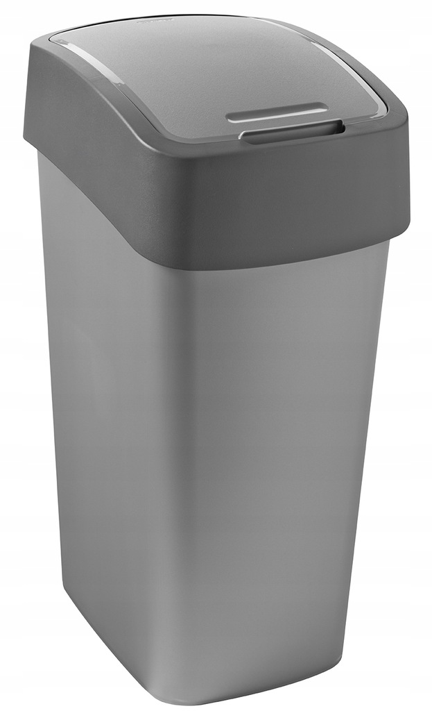 Kosz śmietnik uchylny Flip Bin 50L Curver SZARY 7915178729
