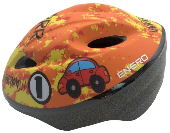 KASK ROWEROWY DZIECIĘCY REGULOWANY SAMOCHODY