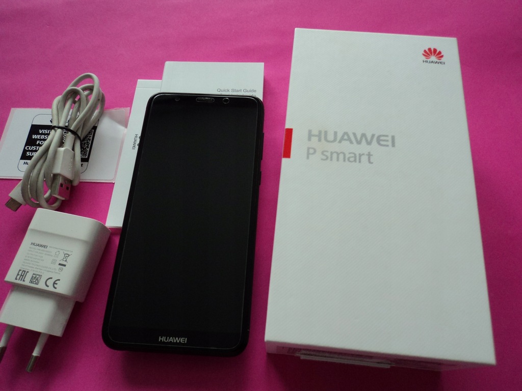 Czarny Huawei P Smart -32GB Dual Sim -zestaw!