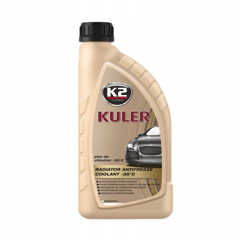 K2 KULER -35C BEZBARWNY Gotowy płyn do chłodnic 1L