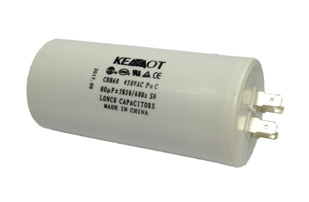 CBB65 Kondensator 60uF 450V AC - Für Klimaanlage & Waschmaschine - Premium Qualität