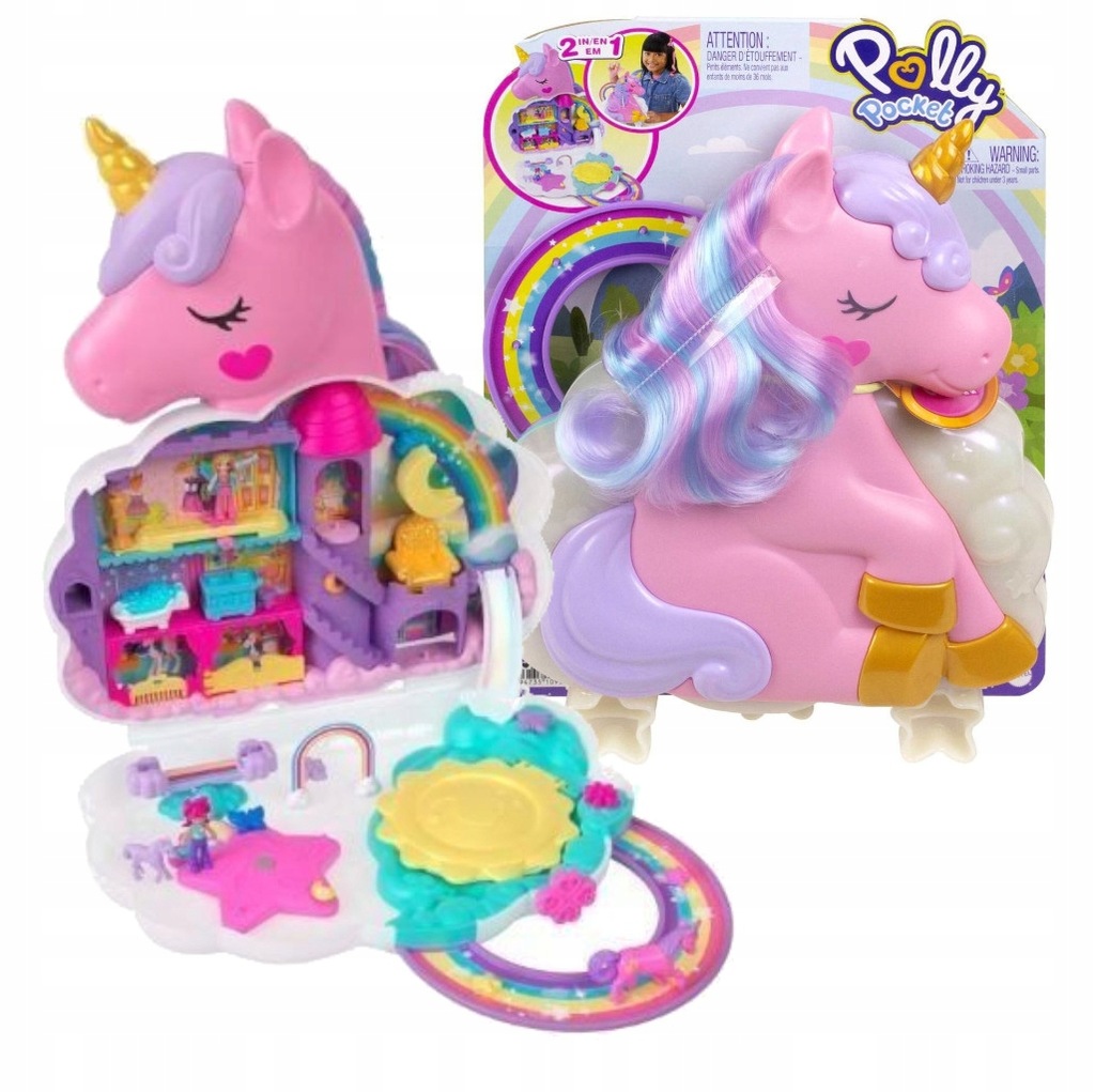 Купить Mattel Polly Pocket Единорог Сюрприз HKV51: отзывы, фото, характеристики в интерне-магазине Aredi.ru