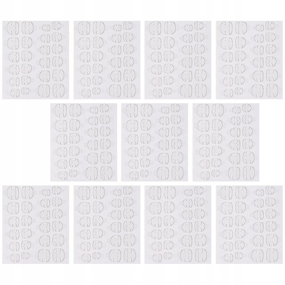 Double Sided Adhesive Nail Stickers 20 Sheets