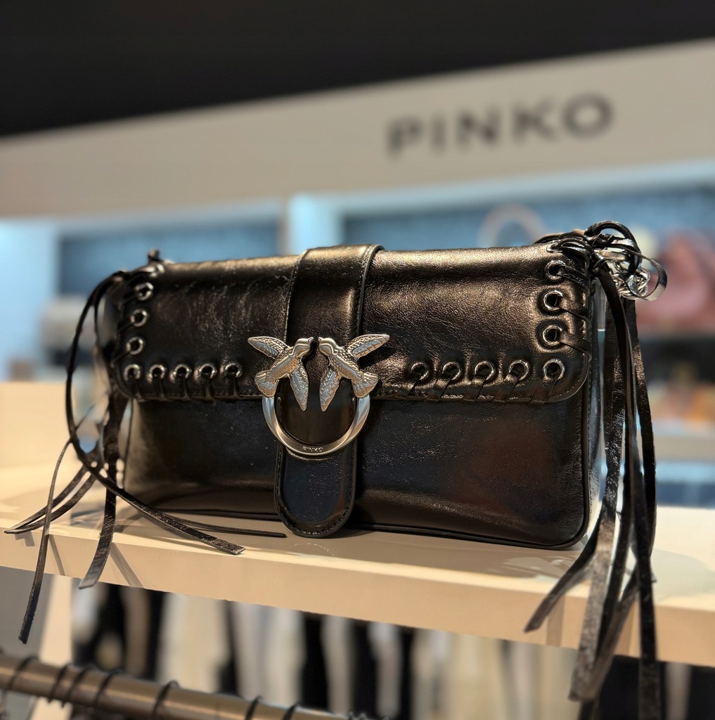 PINKO TOREBKA LOVE ONE CLASSIC SLOUCHY CZARNA 104524 A28D