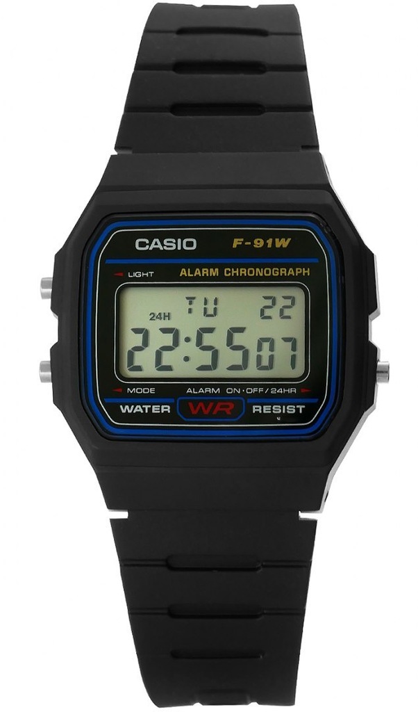 Zegarek Męski CASIO F-91W-1DG