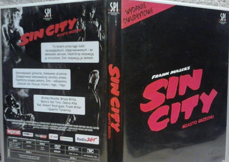 Tarantino Willis Rourke Owen SIN CITY wersja 2dvd