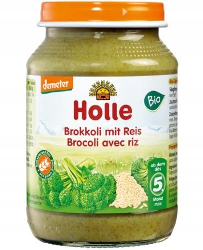 Holle Danie Bio brokuły z ryżem po 5 miesiącu 190g