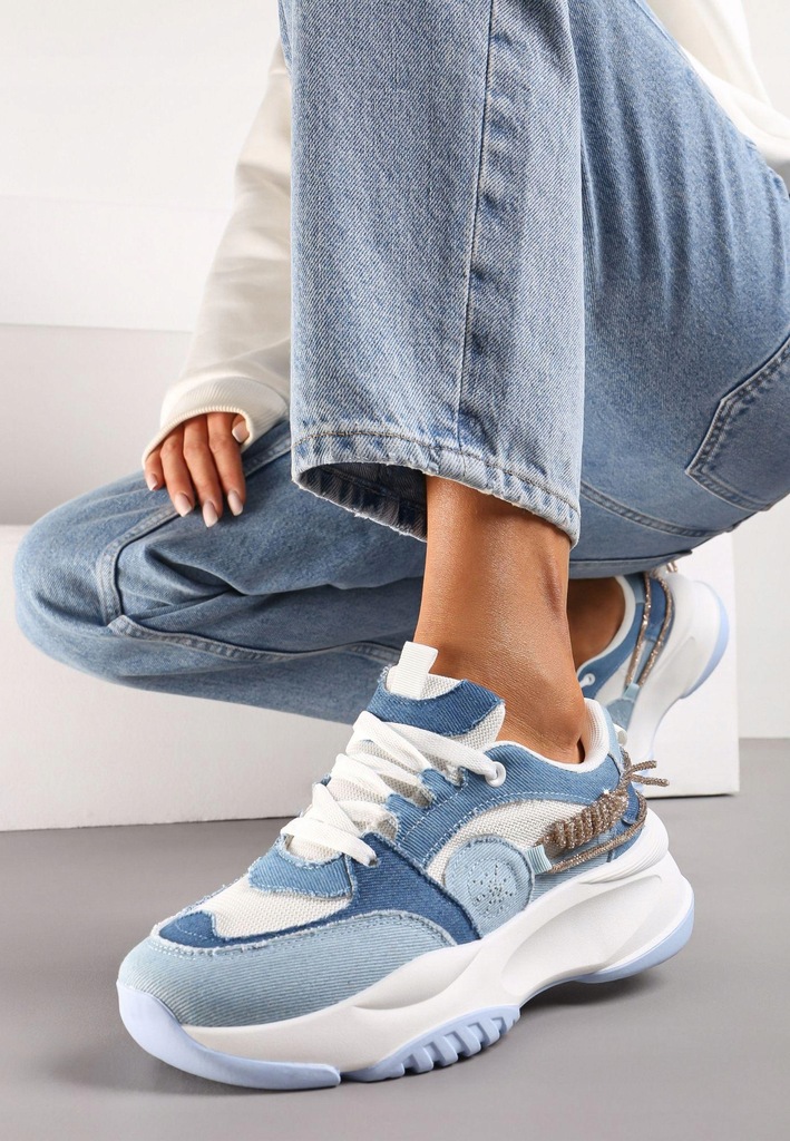 Renee Niebieskie Sneakersy damskie 40
