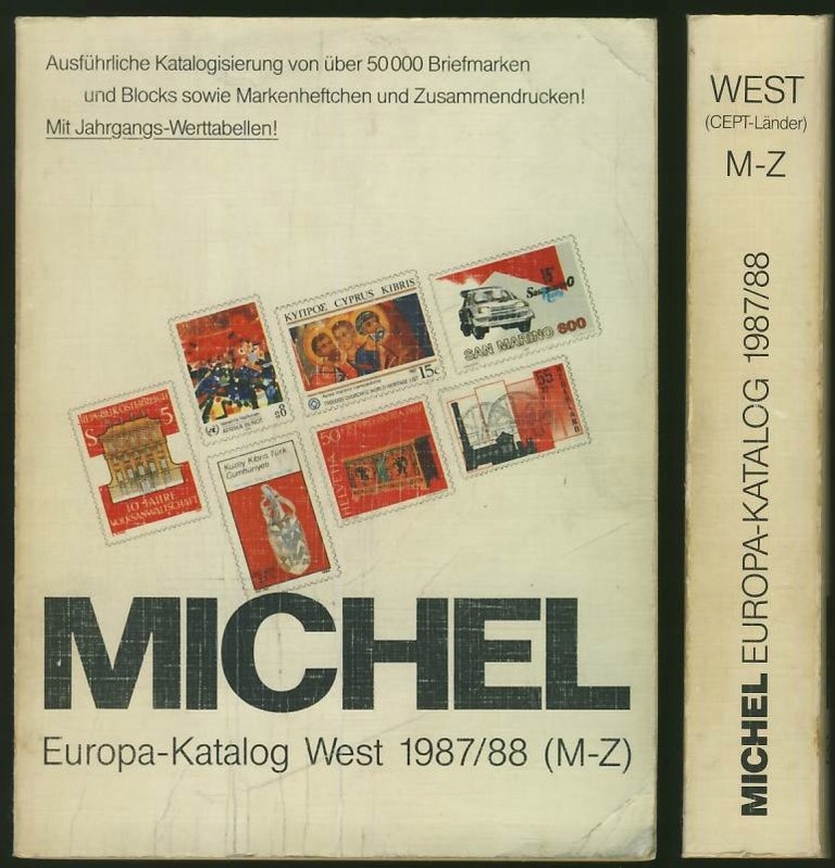 MICHEL Europa Katalog West 1987/88 (M-Z)