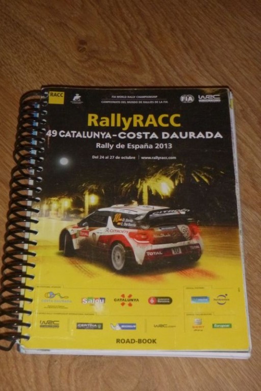 Rallye RACC Catalunya 2013 - książka drogowa