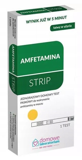 Hydrex Amfetamina Strip domowy test do wykrywania amfetaminy w moczu