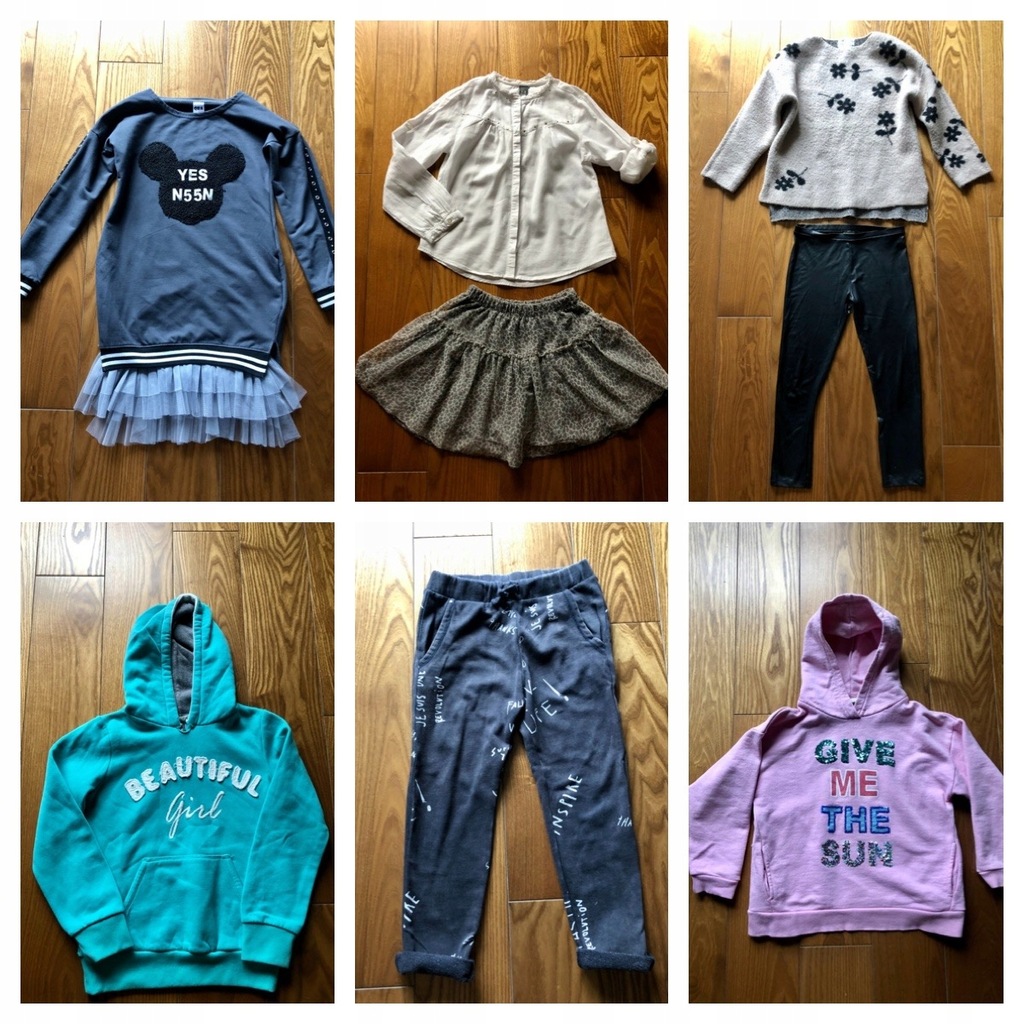 MINI PAKA ZESTAW UBRAŃ ZARA QBA KIDS R.128