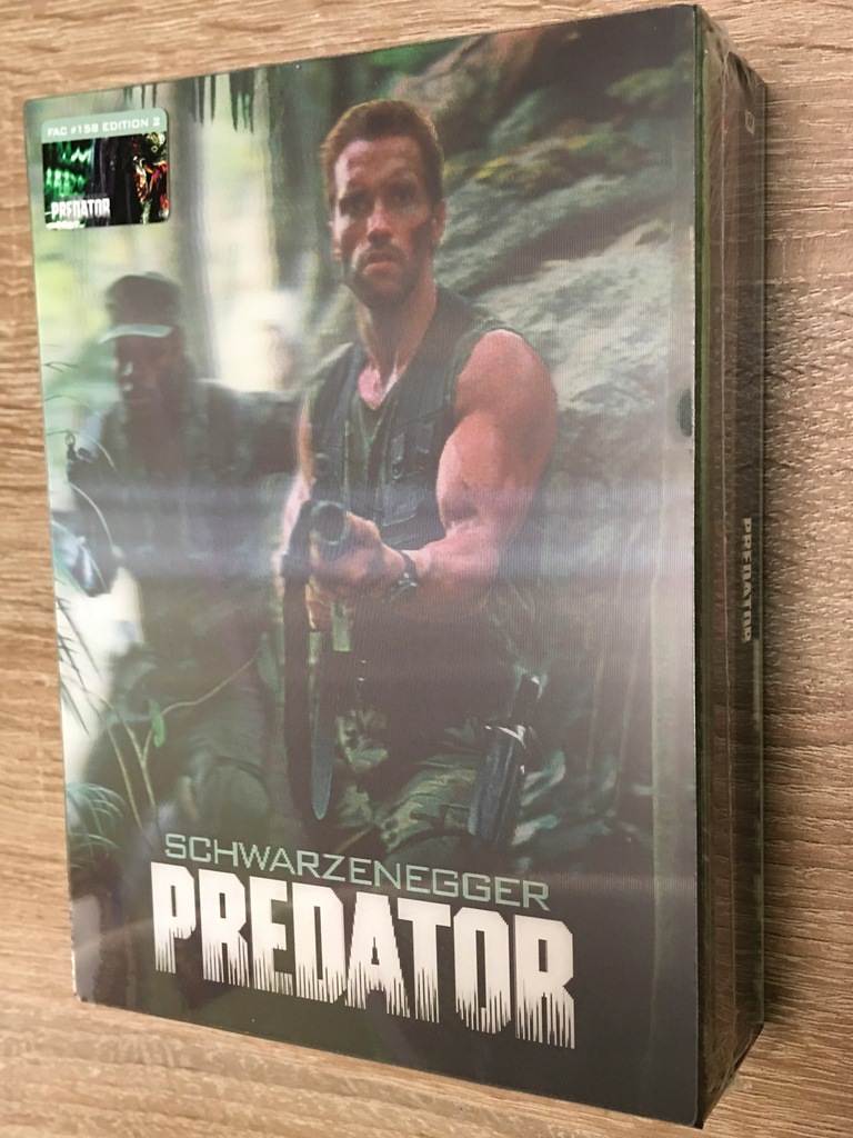 PREDATOR Double 3D Lenticular FullSlip XL EDITION 2 Steelbook 4K UHD+3D/2D