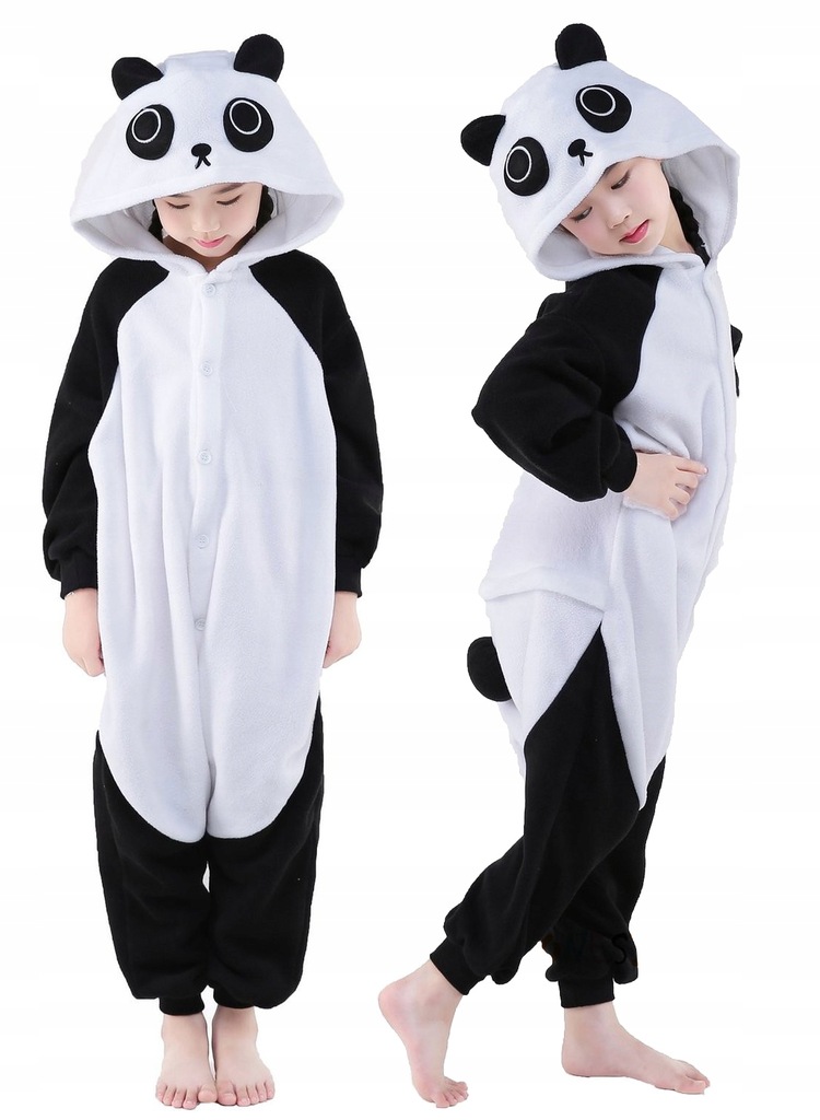 Panda Pizama Dzieci Kigurumi Stroj 130 140 Cm 7601791575 Oficjalne Archiwum Allegro