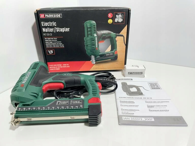 PARKSIDE ZSZYWACZ ELEKTRYCZNY PET 25 C3 11629024238 oficjalne