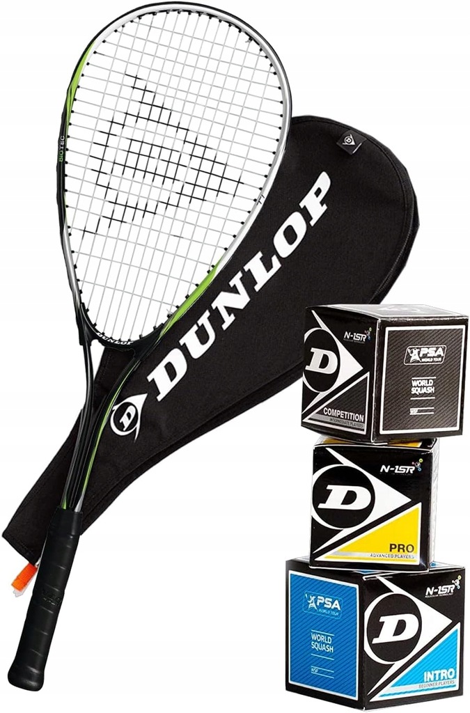 RAKIETA DO SQUASHA DUNLOP NINJA BIOTEC X-LITE PROFESJONALNA PALETKA