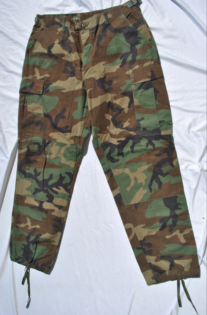 spodnie wojskowe woodland BDU NYCO MEDIUM REGULAR MR US ARMY