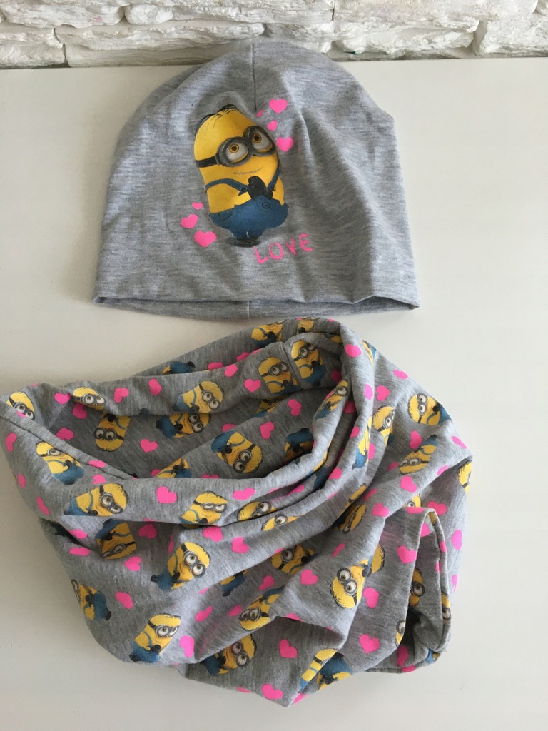 Czapka + komin komplet bawełniany H&M Minion