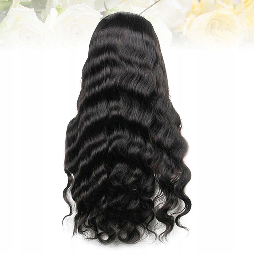 Fashion Centre Parting Long Curly Wig Realistic Fi