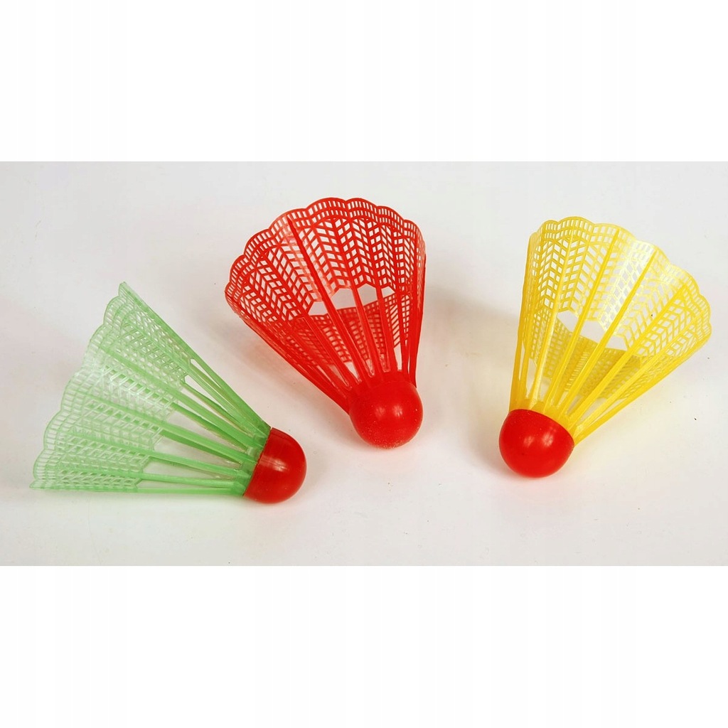 Lotka Badminton plastik ENERO 3szt Multikolor