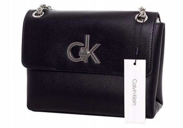 CALVIN KLEIN TOREBKA DAMSKA RE-LOCK CONV BLACK