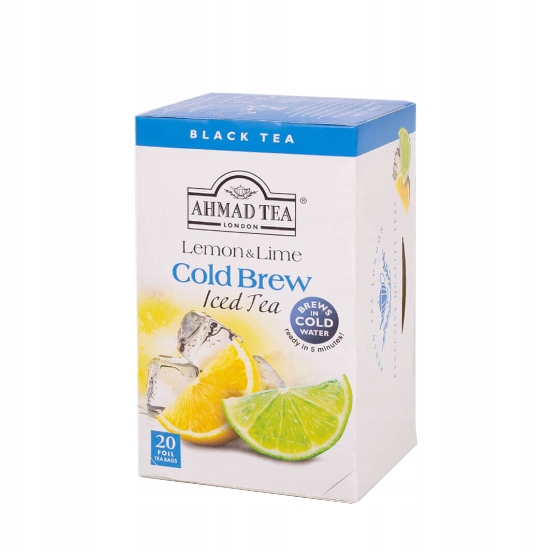 Ahmad Lemon Lime Cold Brew Iced Tea 20 saszetek