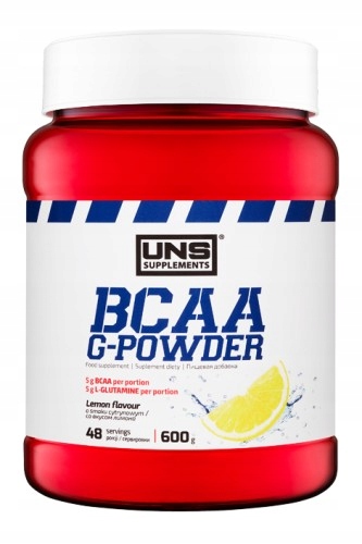 UNS BCAA G POWDER 600G AMINOKWASY REGENERACJA SIŁA