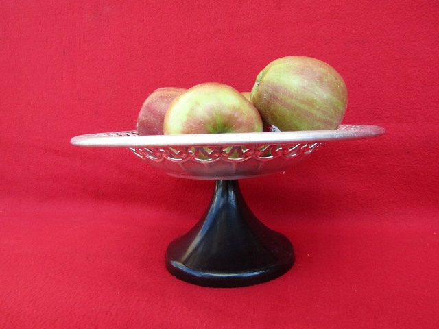 PRL PATERA AŻUROWA NA OWOCE CUKIERKI OZDOBA