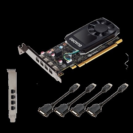 PNY NVIDIA Quadro P620, 2GB GDDR5 (128 Bit), 4x mi