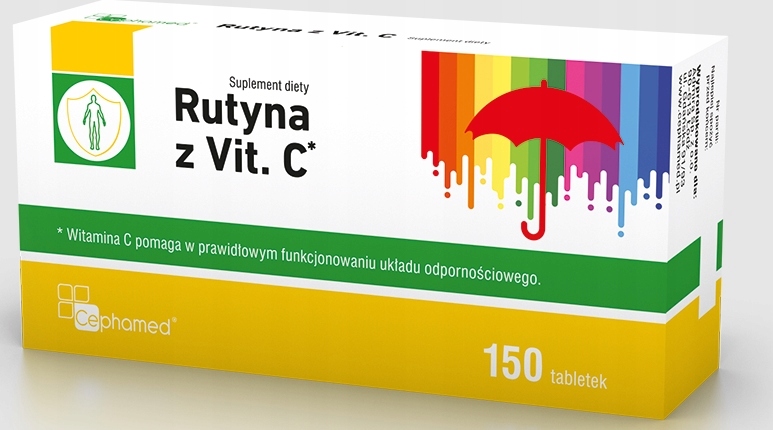 Rutyna z witaminą C 150 tabletek - 15078121936 - oficjalne archiwum Allegro
