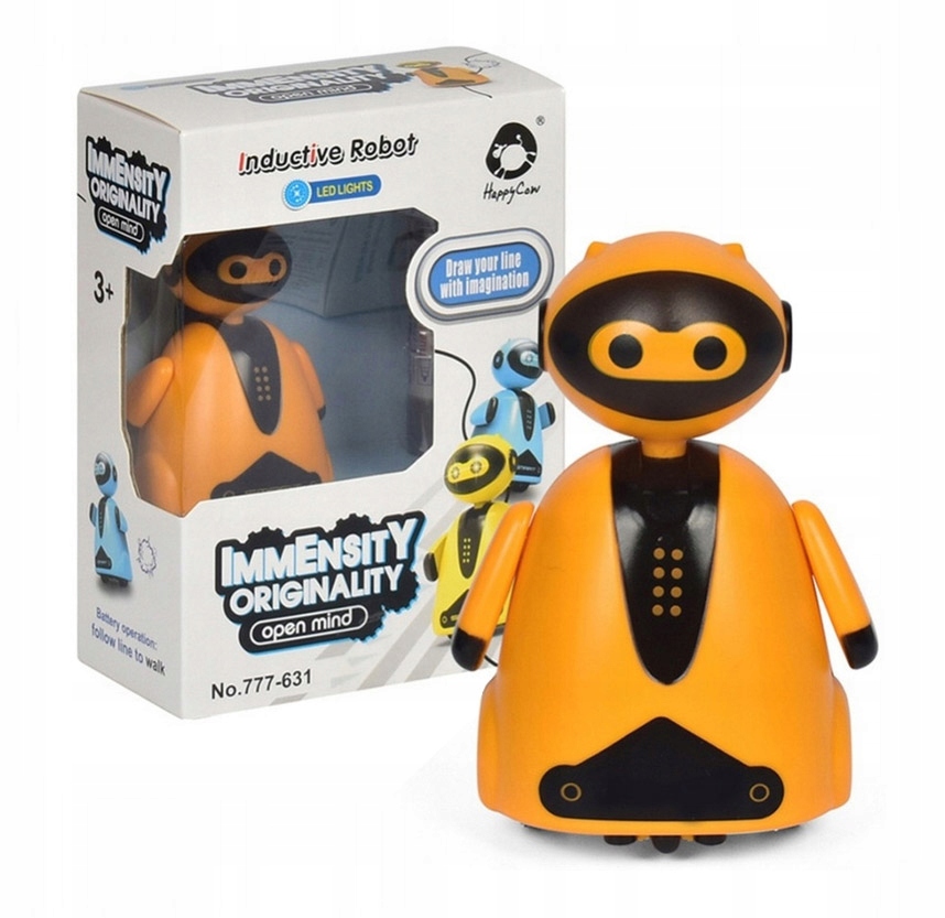 ROBOT EDUKACYJNY NA BATERIE JEŻDZĄCY PO LINII