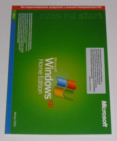 ORYGINALNY Windows XP Home Edition SP2 PL +PARAGON