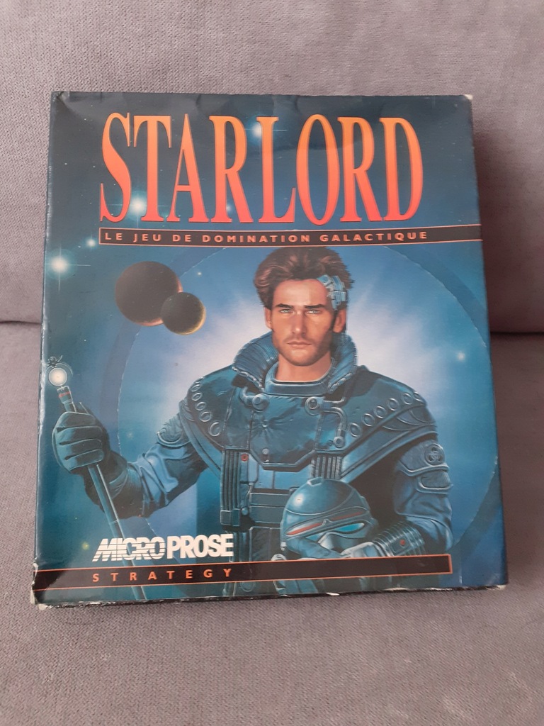 Gra STARLORD Box Commodore Amiga MICROPROSE