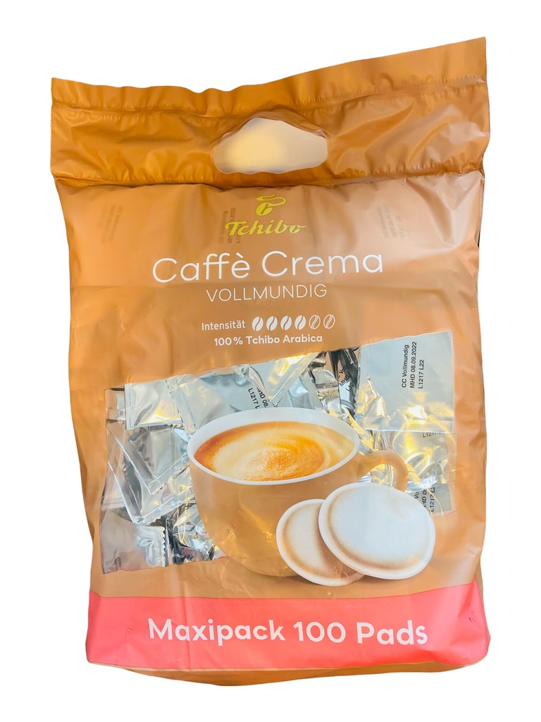 Kawa Tchibo Caffe Crema PADS 100 szt MAXI PACK