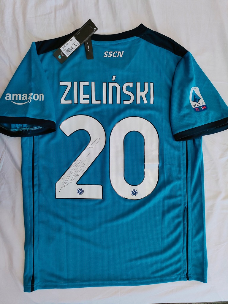 Koszulka Napoli 21/22 Piotr Zieliński z autografem