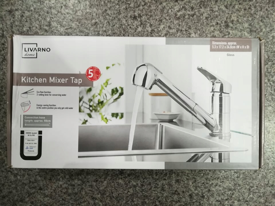 BATERIA ŁAZIENKOWA LIVARNO HOME KITCHEN MIXER TAP 11539805909 oficjalne archiwum Allegro