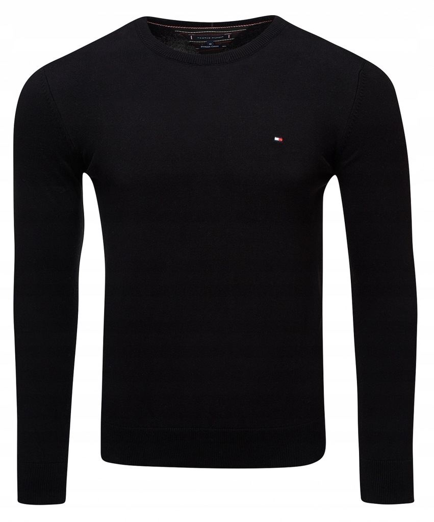 Tommy Hilfiger sweter męski czarny c-nk /M