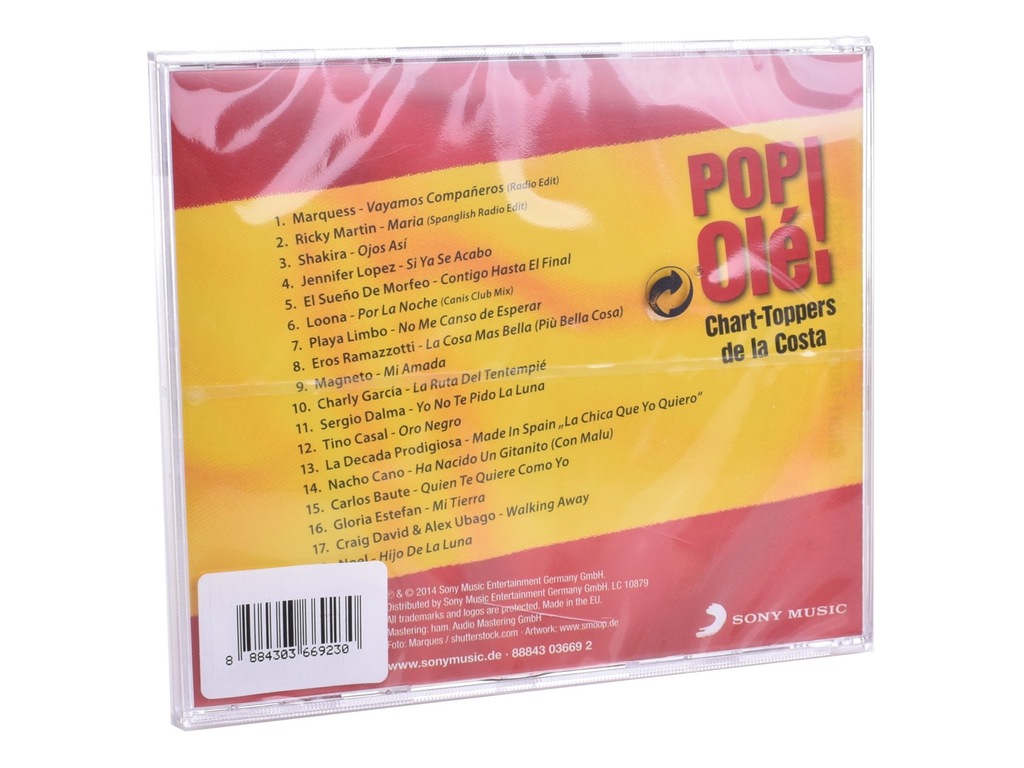 Купить CD POP Ole 2014 Sony Music Шакира Луна: отзывы, фото, характеристики в интерне-магазине Aredi.ru