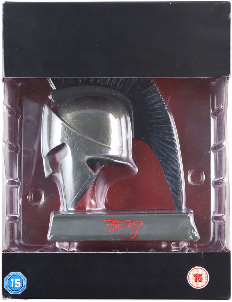 300 / 300: RISE OF AN EMPIRE WITH SPARTAN HELMET RESIN STATUE BOX 3XBLU-RAY