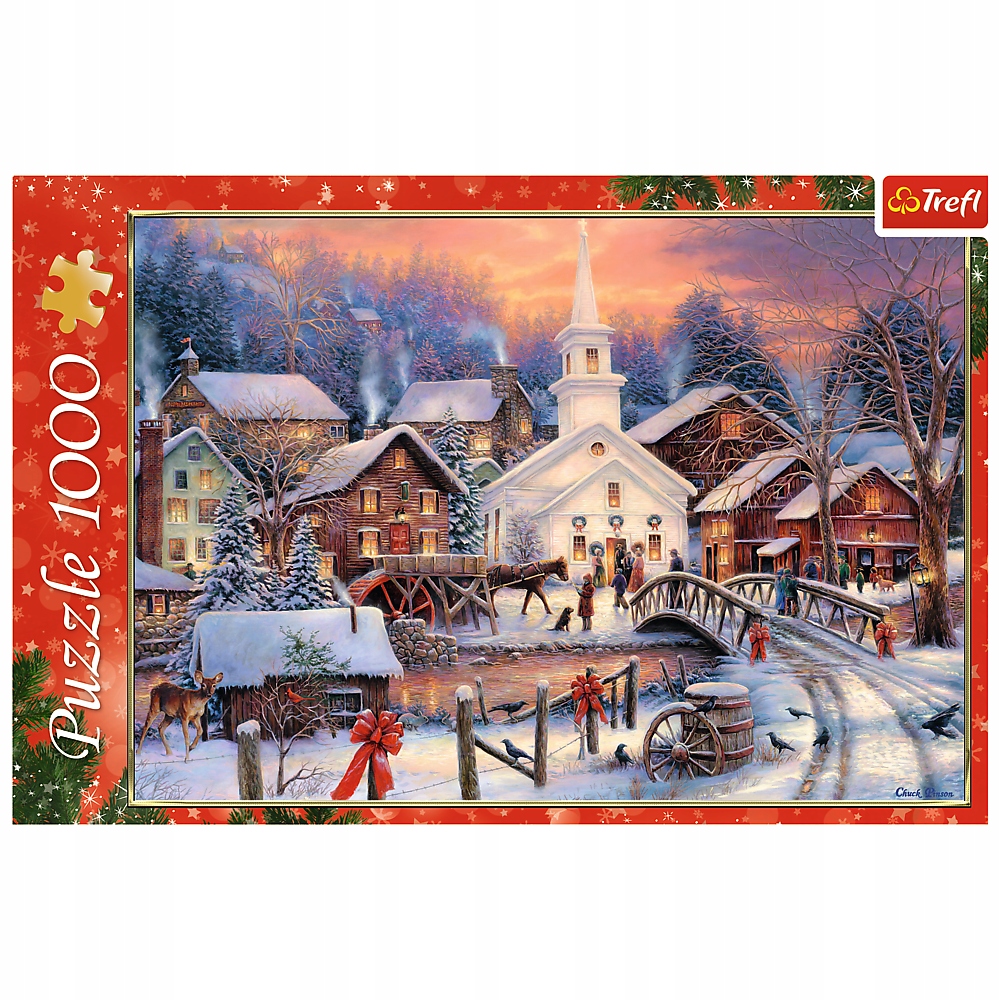 Купить Пазл 1000 деталей - Белое Рождество: отзывы, фото, характеристики в интерне-магазине Aredi.ru