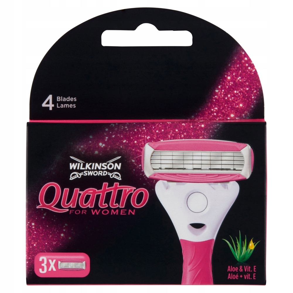 Wilkinson Quattro For Women zapasowe ostrza do maszynki do golenia dla k P1