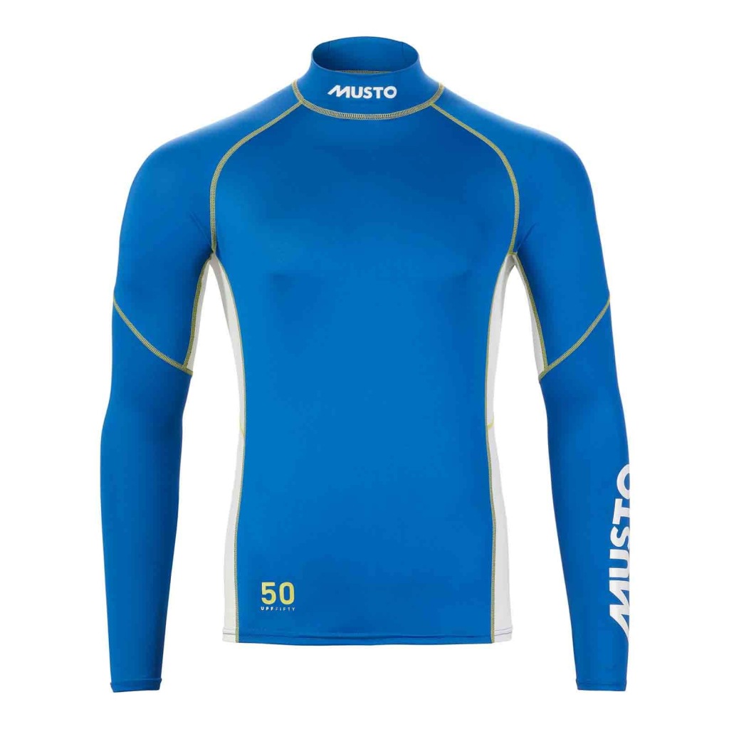 MUSTO KOSZULKA MĘSKA UPF50+ 82091 CHAMPIONSHIP LONG-SLEEVE RASH GUARD ARUBA