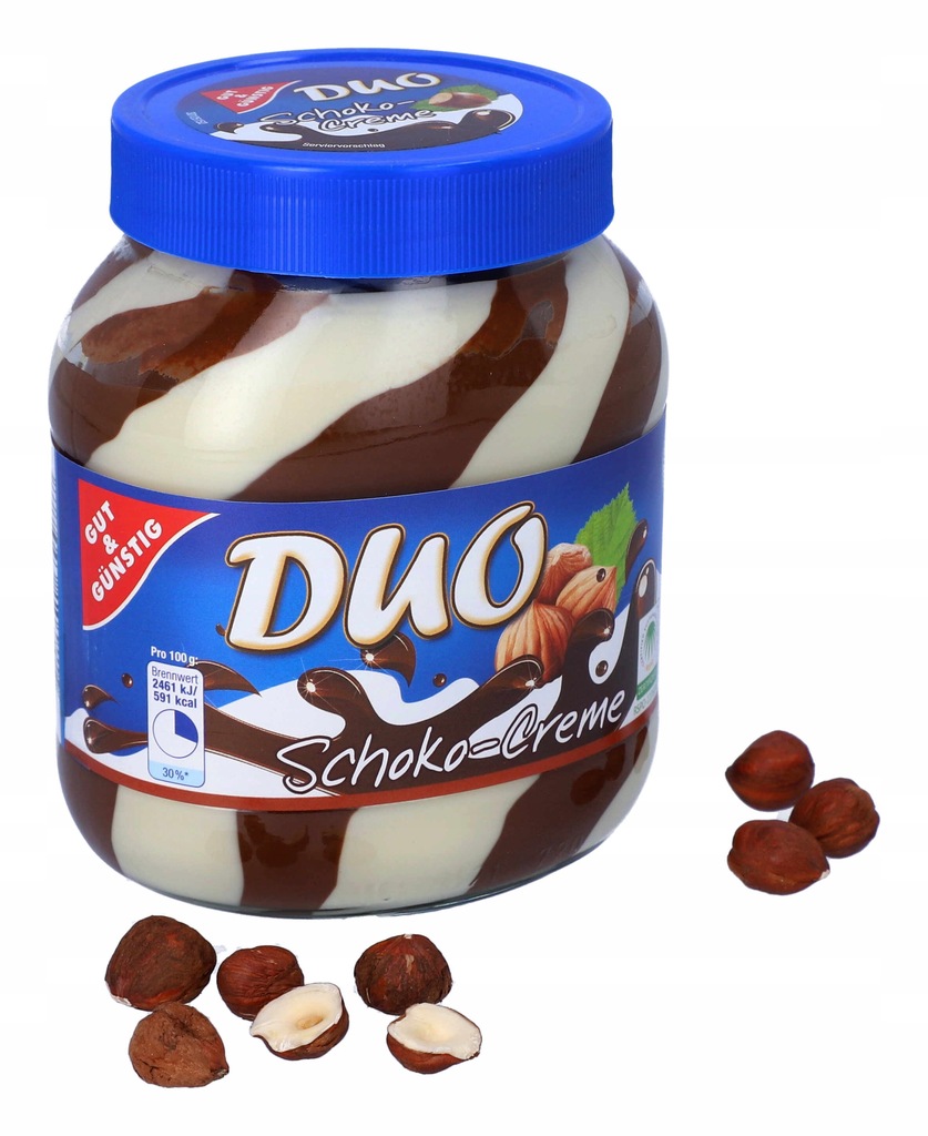 Krem Czekoladowo Orzechowy DUO SCHOKO Creme 750g - 12487675005 ...