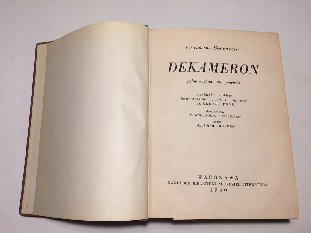 Купить ДЖОВАННИ БОККАЧЧО – ДЕКАМЕРОН. издание 1930 года: отзывы, фото, характеристики в интерне-магазине Aredi.ru