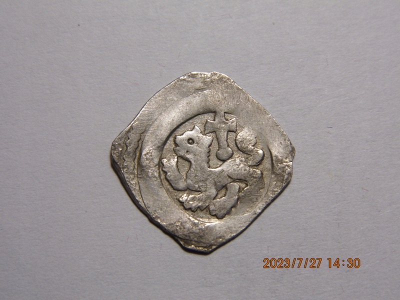 denar 1282-1298 - abpstwo. Salzburg i ks.Styrii