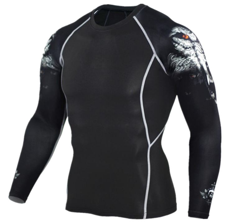 KOSZULKA TERMOAKTYWNA NA SIŁOWNIE DŁUGI RĘKAW 4XL - 7195036016