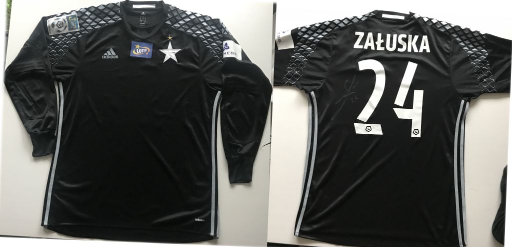 Bluza bramkarska Łukasza Załuski sezon 2016/2017